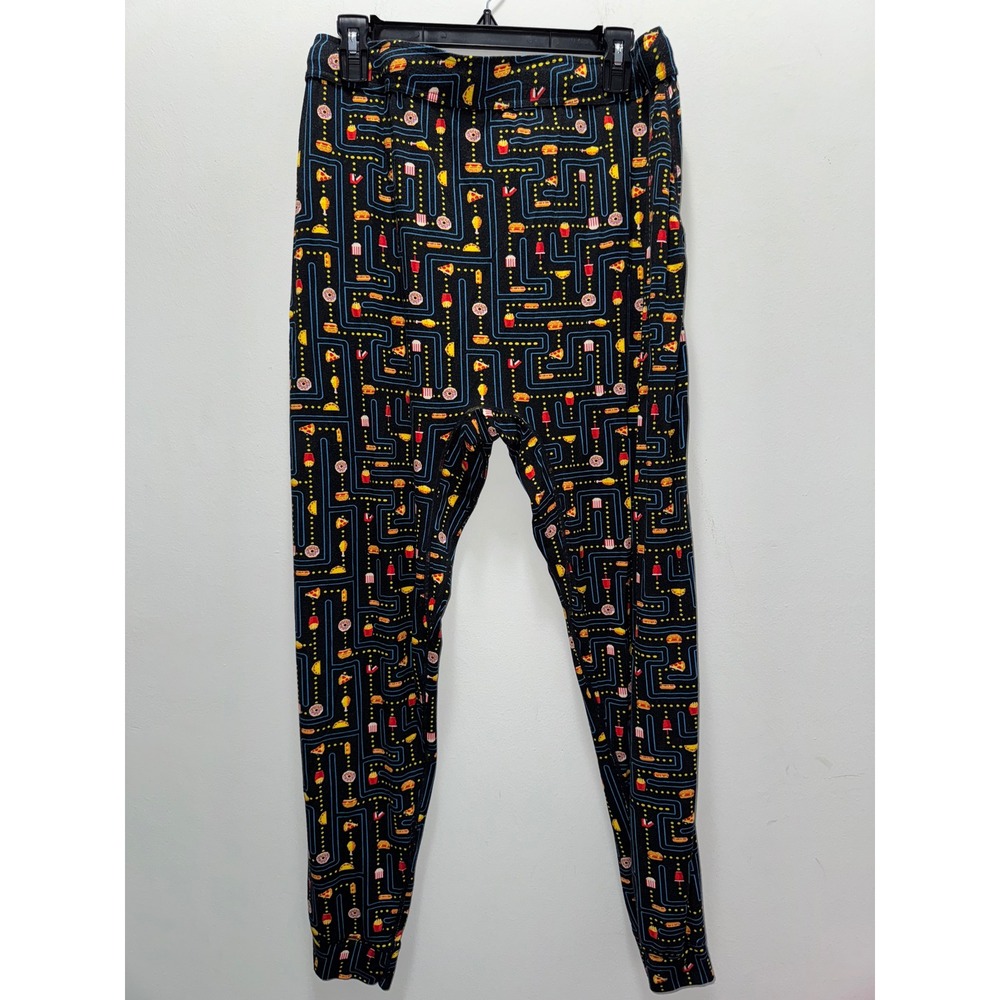 SAXX Snooze Sleep Pants Mens Large Gamer Black Arcade Food Modal Pajama Joggers - Picture 4 of 5